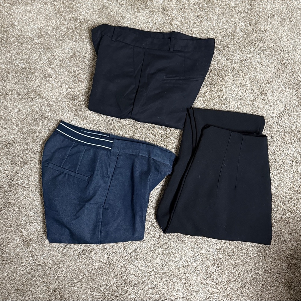 Bundle of 3 dress pants trousers